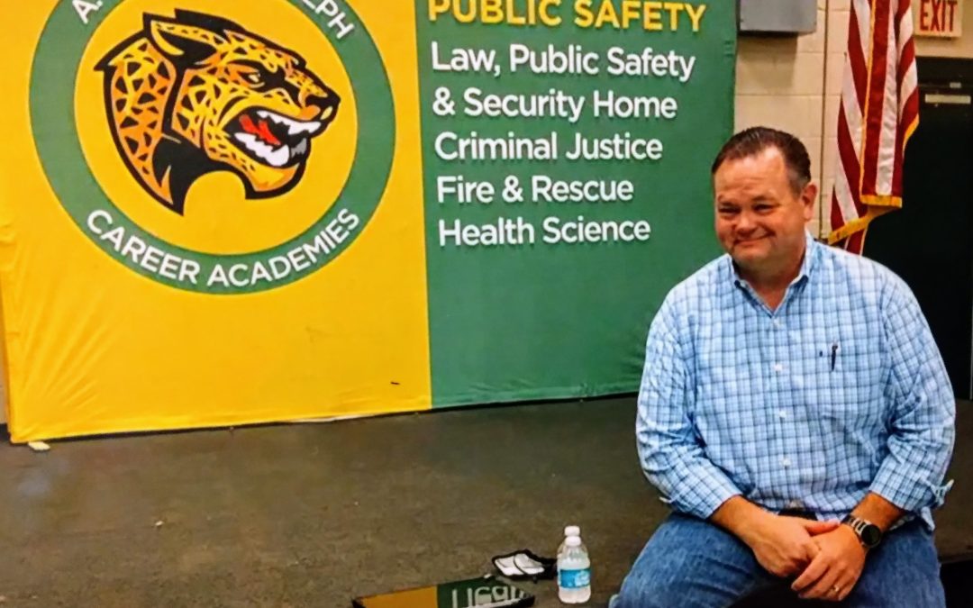 Myron shares his testimony- link to article!